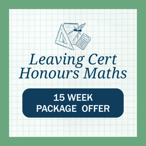 Leaving Certificate Honours Maths Grinds Package Offer 2026 (15 weeks)